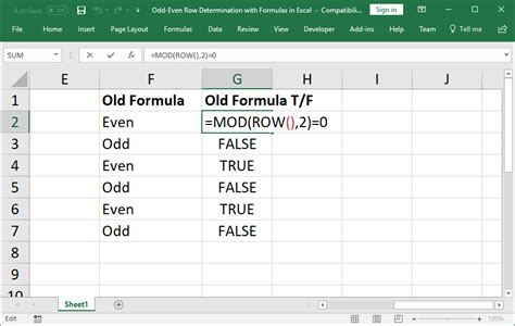odd even formula in excel|Determining If A Number Is Odd Or Even In Excel .